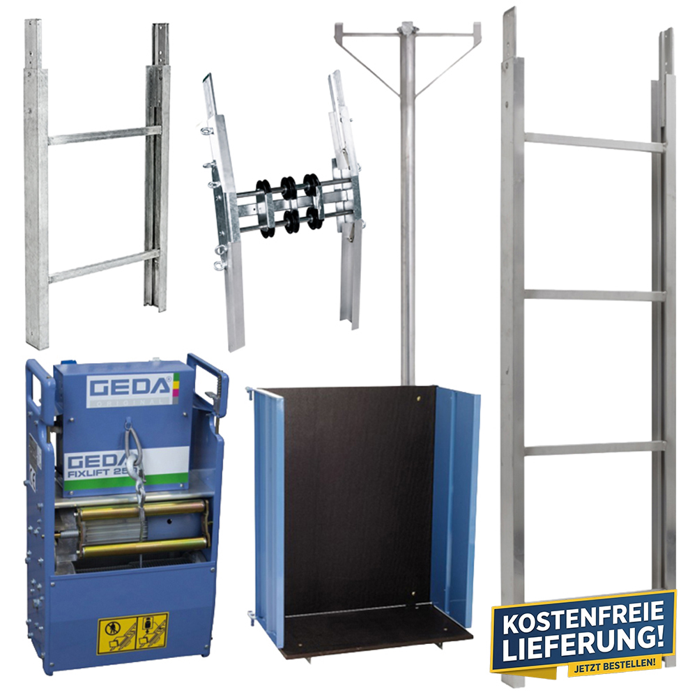GEDA FIXLIFT 250 - 14,00 m - Komplett-Set