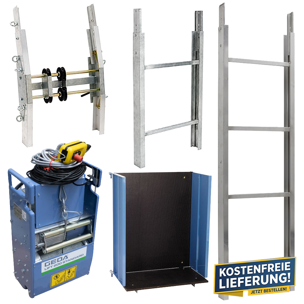 GEDA LIFT 200 STANDARD - 11,50 m - Komplett-Set