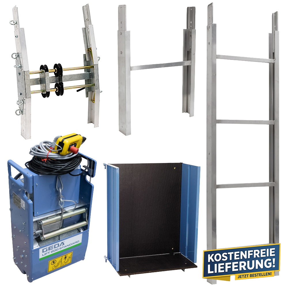 GEDA LIFT 200 STANDARD - 11,50 m - Komplett-Set