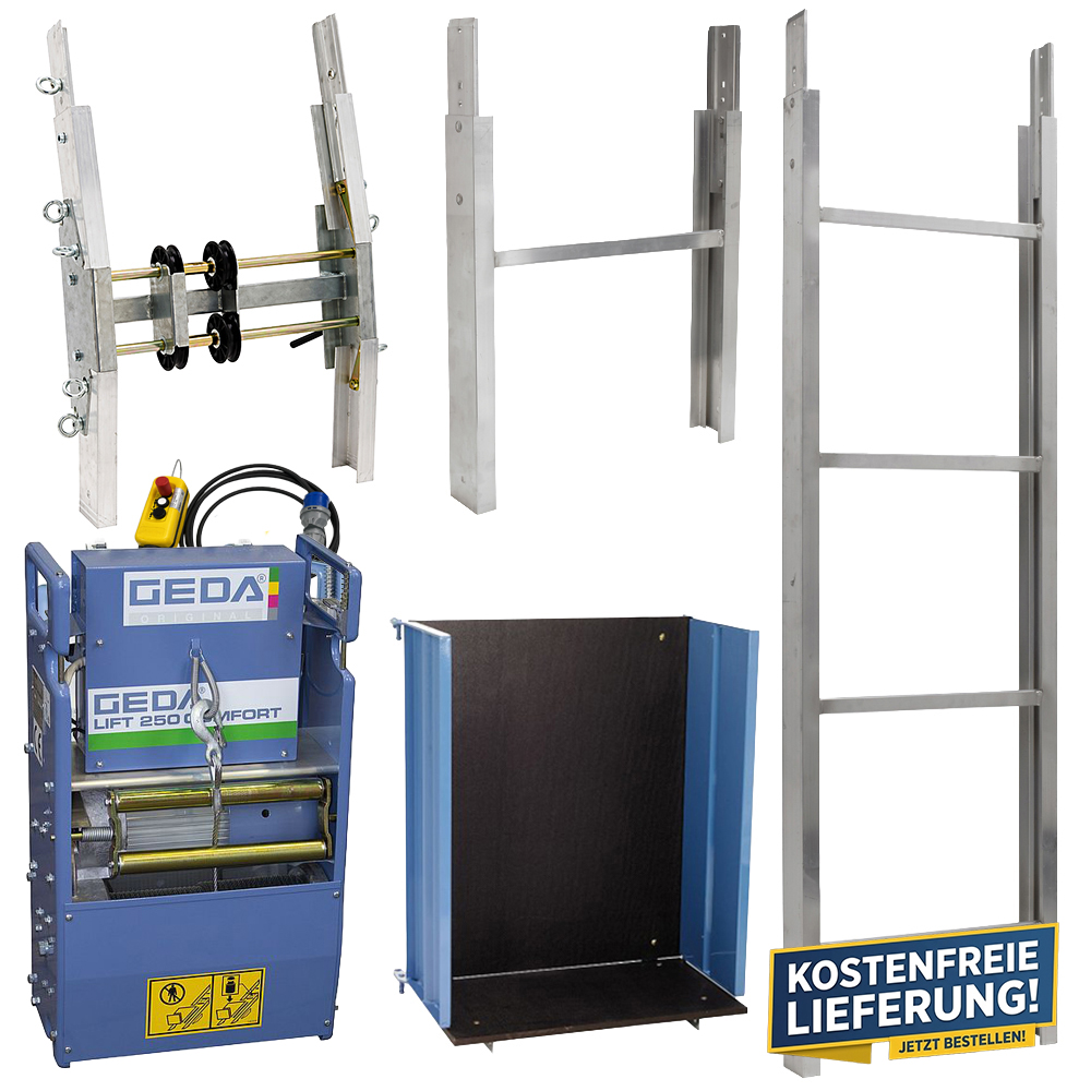 GEDA LIFT 250 COMFORT - 11,50 m - Komplett-Set